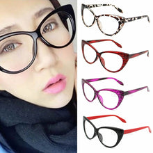 Load image into Gallery viewer, 1 PC Christmas Gifts Women Retro Sexy Frame Cat Eye Eyeglasses Clear Lens ladies Eye Glasses