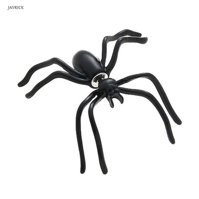 1 PC Punk Black Spider Earrings Halloween 3D Animal Stud Earrings European Vintage Fashion Jewelry Ear cuff Earrings