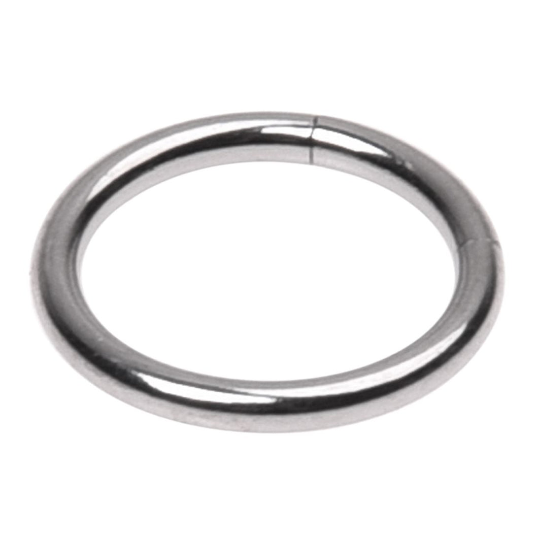 1 Pair Endless Hoop Rings Lip Nose Ear Studs Sliver 1.2*8mm