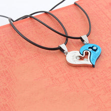 Load image into Gallery viewer, 1 pair Fashion Couple Heart Shape I Love You Pendant Necklace Unisex Lovers Couples Jewelry Fashion Gift Accessories