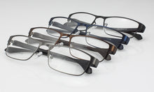 Load image into Gallery viewer, (1 pcs) men&#39;s eyeglasses frame optical glasses metal with tr90 legs full rim prescription spectacles 2423 (55-18-138)