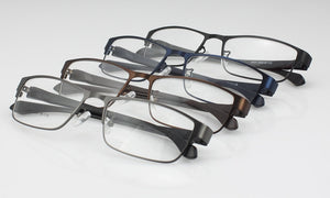 (1 pcs) men's eyeglasses frame optical glasses metal with tr90 legs full rim prescription spectacles 2423 (55-18-138)