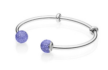 Load image into Gallery viewer, 100% 925 Sterling Silver Original Bangles \ Original Bracelets Fit DIY Original charm jewelry Can change head