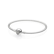Load image into Gallery viewer, 100% 925 Sterling Silver Original Charm Classic Bangles \ Original Bracelet Collocation DIY Original Charm Bead Jewelry