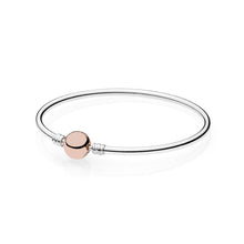 Load image into Gallery viewer, 100% 925 Sterling Silver Original Charm Classic Bangles \ Original Bracelet Collocation DIY Original Charm Bead Jewelry