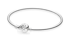 Load image into Gallery viewer, 100% 925 Sterling Silver Original Charm Classic Bangles \ Original Bracelet Collocation DIY Original Charm Bead Jewelry