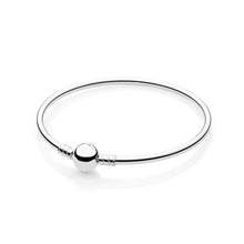 Load image into Gallery viewer, 100% 925 Sterling Silver Original Charm Classic Bangles \ Original Bracelet Collocation DIY Original Charm Bead Jewelry