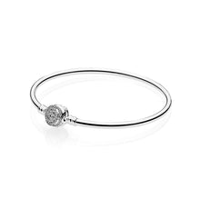 Load image into Gallery viewer, 100% 925 Sterling Silver Original Charm Classic Bangles \ Original Bracelet Collocation DIY Original Charm Bead Jewelry