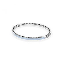 Load image into Gallery viewer, 100% 925 Sterling Silver Radiant Hearts Of Enamel Clear CZ fit DIY Original Charm Bracelets Women Jewelry Gift