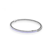 Load image into Gallery viewer, 100% 925 Sterling Silver Radiant Hearts Of Enamel Clear CZ fit DIY Original Charm Bracelets Women Jewelry Gift
