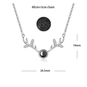 100 Languages Love Necklace Heart Pendant Wedding Romantic I Love You Projection Necklace for Women Girl Friend Ladies Gifts