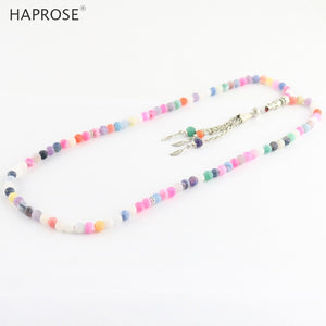 100% Natural weathering agate Multi-color bracelets Islamic Muslim tasbih Allah Rosary Women's Party necklace 99 beads agate