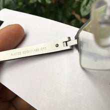 Load image into Gallery viewer, 100% Pure Titanium Optical Glasses Frames Small Size Semi Rimless Teenage/Women