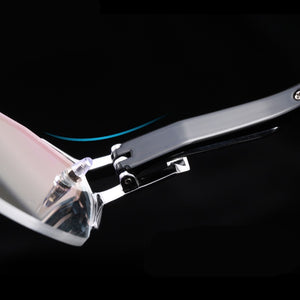 100% Pure Titanium Rimless Eyeglasses Frames Men Myopia Optical Glasses Frame Prescription Eyewears oculos de grau
