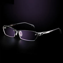 Load image into Gallery viewer, 100% Pure Titanium Rimless Eyeglasses Frames Men Myopia Optical Glasses Frame Prescription Eyewears oculos de grau