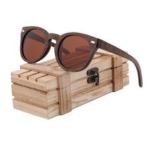 Load image into Gallery viewer, 100% Real  Natural Bamboo Sun Glasses Wrap Polarized Sun Glasses Handmade  2023 For Women Men Retro  очки солнечные женс