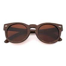 Load image into Gallery viewer, 100% Real  Natural Bamboo Sun Glasses Wrap Polarized Sun Glasses Handmade  2023 For Women Men Retro  очки солнечные женс