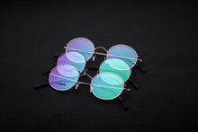 Load image into Gallery viewer, 100% Real Titanium Men Round Denmark Korean Moon Jae-in Reading Glasses Frames Screwless Eyewear Eyeglasses Prescription Frame