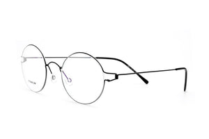 100% Real Titanium Men Round Denmark Korean Moon Jae-in Reading Glasses Frames Screwless Eyewear Eyeglasses Prescription Frame