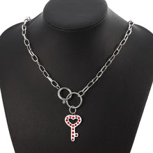 Carica l&#39;immagine nel visualizzatore di Gallery, 100% Stainless Steel Female Symbol Internet Girl She Devil Igirl Choker Necklace for Women Heavy Gothic Streetwear Chain Jewelry