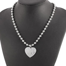 Carica l&#39;immagine nel visualizzatore di Gallery, 100% Stainless Steel Female Symbol Internet Girl She Devil Igirl Choker Necklace for Women Heavy Gothic Streetwear Chain Jewelry