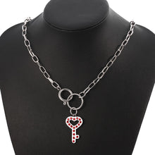 Carica l&#39;immagine nel visualizzatore di Gallery, 100% Stainless Steel Female Symbol Internet Girl She Devil Igirl Choker Necklace for Women Heavy Gothic Streetwear Chain Jewelry