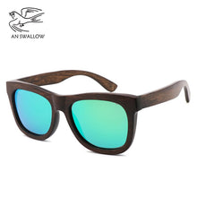 Load image into Gallery viewer, 100%handmade wooden sunglasses men&#39;s design cool UV400 polarized sunglasses brown  glasses women gafas