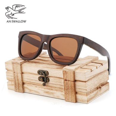 100%handmade wooden sunglasses men's design cool UV400 polarized sunglasses brown  glasses women gafas