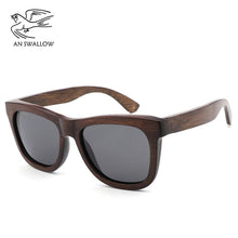 Load image into Gallery viewer, 100%handmade wooden sunglasses men&#39;s design cool UV400 polarized sunglasses brown  glasses women gafas