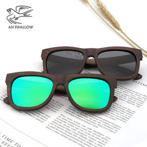 100%handmade wooden sunglasses men's design cool UV400 polarized sunglasses brown  glasses women gafas