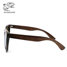 Load image into Gallery viewer, 100%handmade wooden sunglasses men&#39;s design cool UV400 polarized sunglasses brown  glasses women gafas