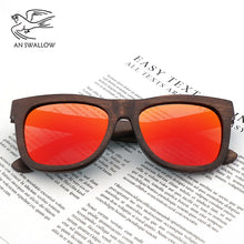 Load image into Gallery viewer, 100%handmade wooden sunglasses men&#39;s design cool UV400 polarized sunglasses brown  glasses women gafas