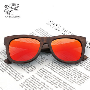 100%handmade wooden sunglasses men's design cool UV400 polarized sunglasses brown  glasses women gafas