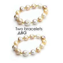 Load image into Gallery viewer, 100% real pearl bracelet for women natural baroque pearl bracelet jewelry girl daughter birthd gift 10-11mm big