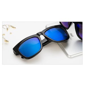 -100 to -400 Myopia prescription sunglasses sauqre sun glasses blue mirror eyewear sunglasses for women men