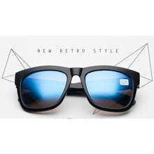 Load image into Gallery viewer, -100 to -400 Myopia prescription sunglasses sauqre sun glasses blue mirror eyewear sunglasses for women men