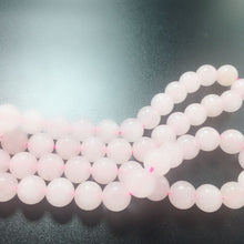 Carica l&#39;immagine nel visualizzatore di Gallery, Perline sciolte di onice agat da 10 mm perline di pietra naturale rotonde splendide perle di quarzo rosa rosa per gioielli fai da te che fanno collana braccialetto 