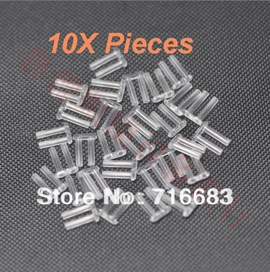 10X pieces Durable Hard Dual Plastic Stopper Pieces Nails For Rimless Eyeglass Frames Glasses Lens Fixing Device