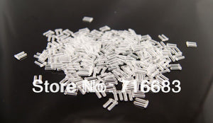 10X pieces Durable Hard Dual Plastic Stopper Pieces Nails For Rimless Eyeglass Frames Glasses Lens Fixing Device