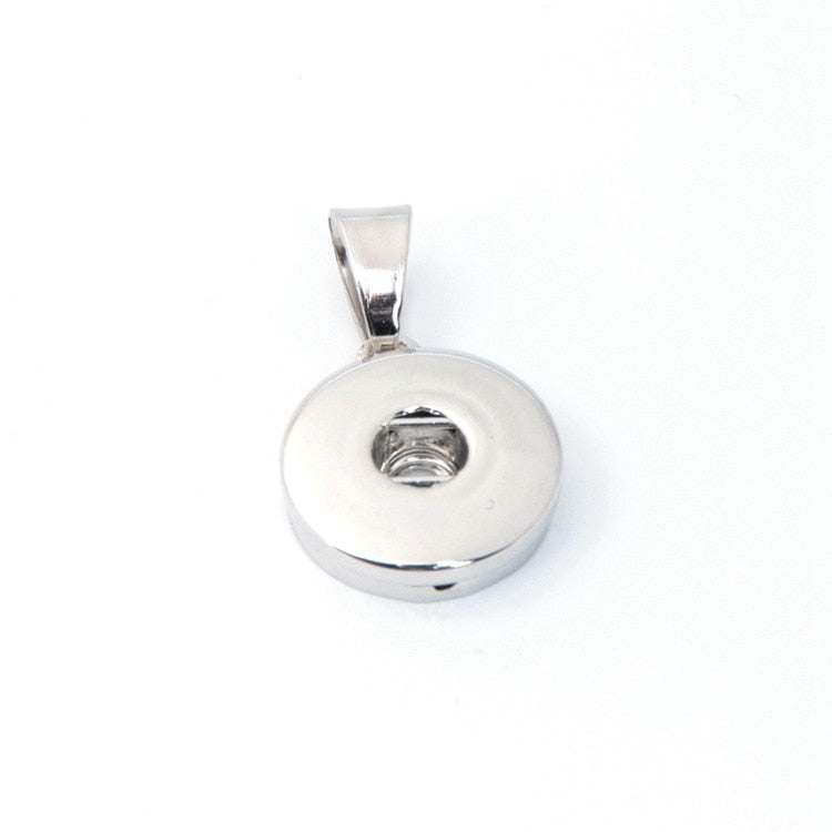 10pcs/lot 2016 Interchangeable DIY Jewelry 18mm Snap Jewelry Metal Pendants Necklace