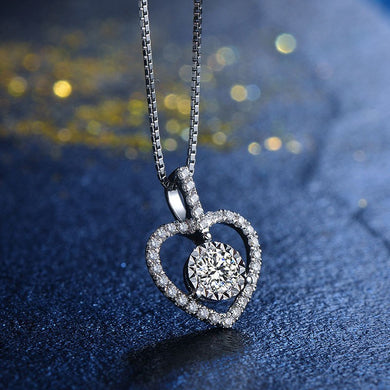 12ct/center stone+0.15ct/side stone Handmade 18K Gold Natural Diamond Pendant Necklace for Women Wedding - Free DHL Shipping