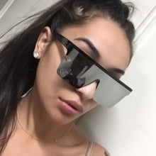 Load image into Gallery viewer, 15 colors Flat Top Sunglasses Men Women Brand Designer Square Shades Gradient Sun Glasses Men Cool One Piece UV400 Mirror