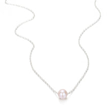 Load image into Gallery viewer, Visunion 316L Stainless Steel Necklace Exquisite Pearl Simple Rose Gold Color Link Chain Necklace Temperament Jewelry New Gift