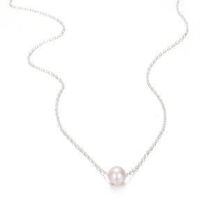 Visunion 316L Stainless Steel Necklace Exquisite Pearl Simple Rose Gold Color Link Chain Necklace Temperament Jewelry New Gift