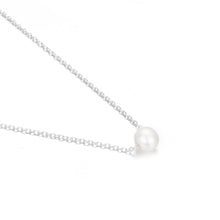 Load image into Gallery viewer, Visunion 316L Stainless Steel Necklace Exquisite Pearl Simple Rose Gold Color Link Chain Necklace Temperament Jewelry New Gift