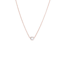 Load image into Gallery viewer, Visunion 316L Stainless Steel Necklace Exquisite Pearl Simple Rose Gold Color Link Chain Necklace Temperament Jewelry New Gift