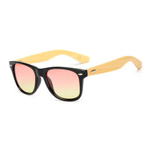 Load image into Gallery viewer, 17 color Wood Sunglasses Men Women square bamboo sunglasses Designer Mirror Sun Glasses for men women retro de sol masculino