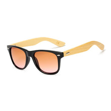 Load image into Gallery viewer, 17 color Wood Sunglasses Men Women square bamboo sunglasses Designer Mirror Sun Glasses for men women retro de sol masculino