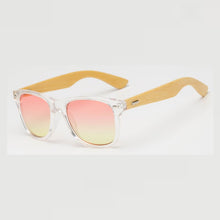 Load image into Gallery viewer, 17 color Wood Sunglasses Men Women square bamboo sunglasses Designer Mirror Sun Glasses for men women retro de sol masculino