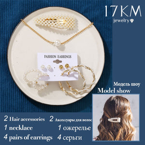 2020 Elegant Flower Pearl Choker Necklaces For Women Gold Coin Bow Knot Pendant Necklace Long Chain Jewelry Party Gifts